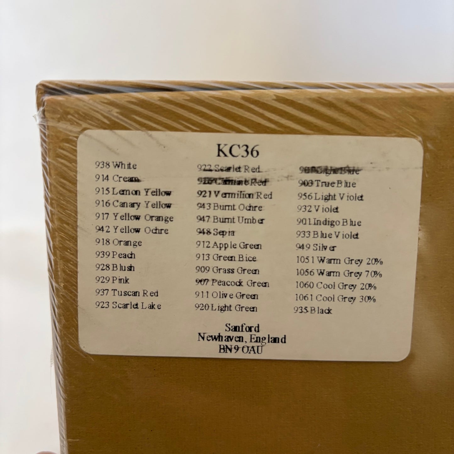 BEROL KARISMACOLOR Artist Colour Pencils (Set of 36)