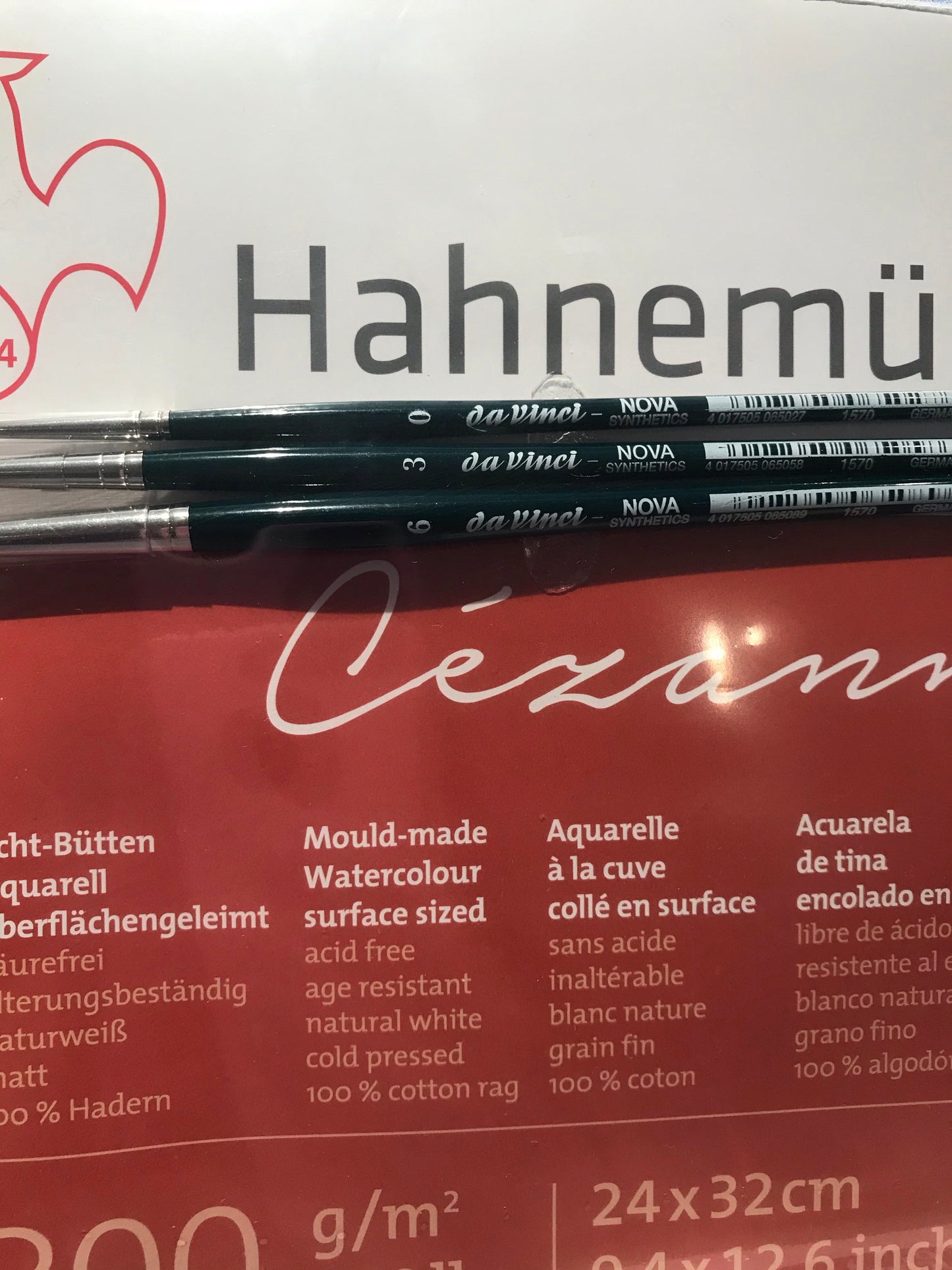 Painting Pack - Schmincke Akademie Gouache, Hahnemühle Pad and Da Vinci Brushes