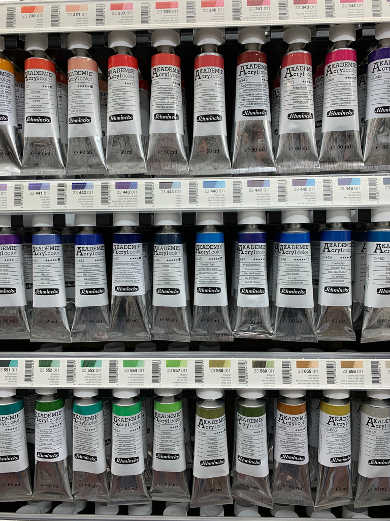 Winsor & Newton Professional Acrylic paint in 200ml tubes