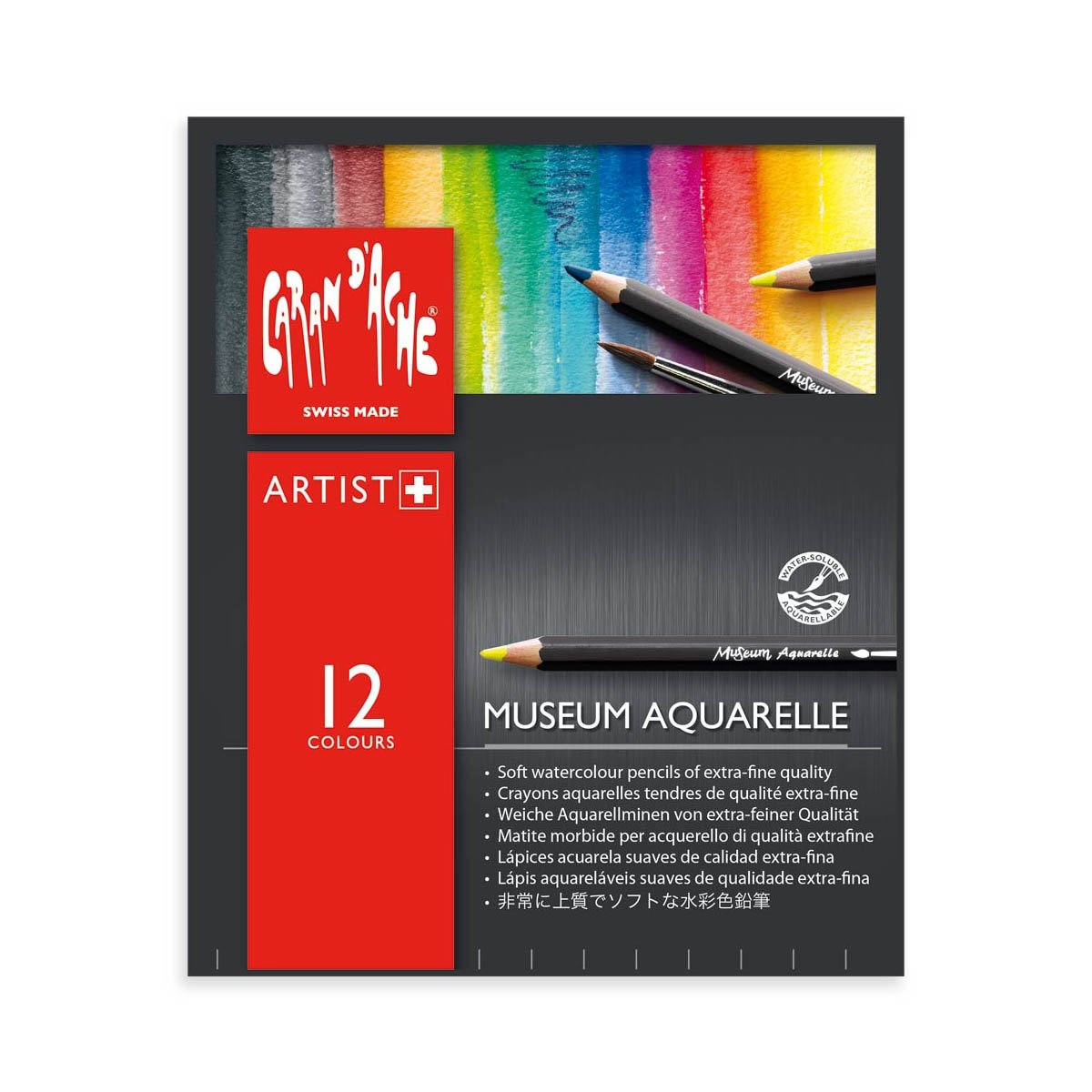 Caran d'Ache Museum Aquarell Set of 12 Pencils