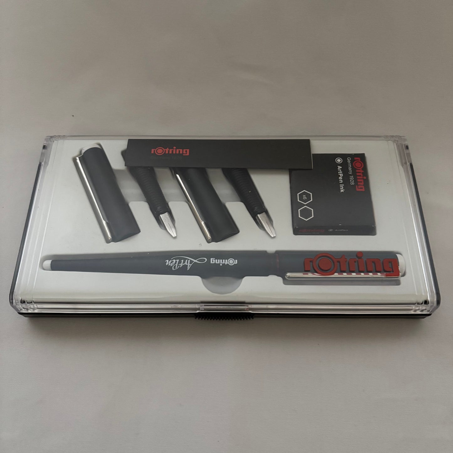 Rotring ArtPen Calligraphy Set (1 Pen, 3 Nibs)