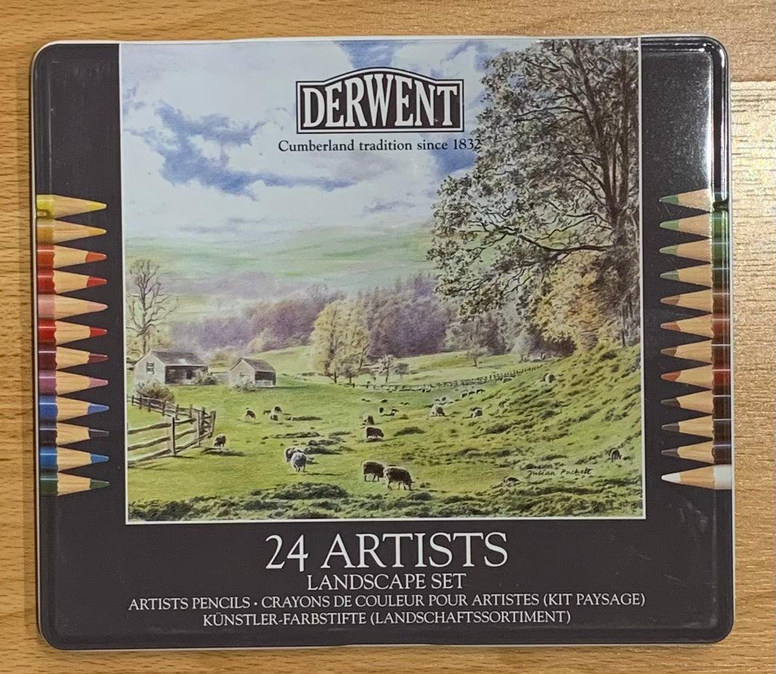 Derwent Artists’ Landscape Set of 24 Coloured Pencils