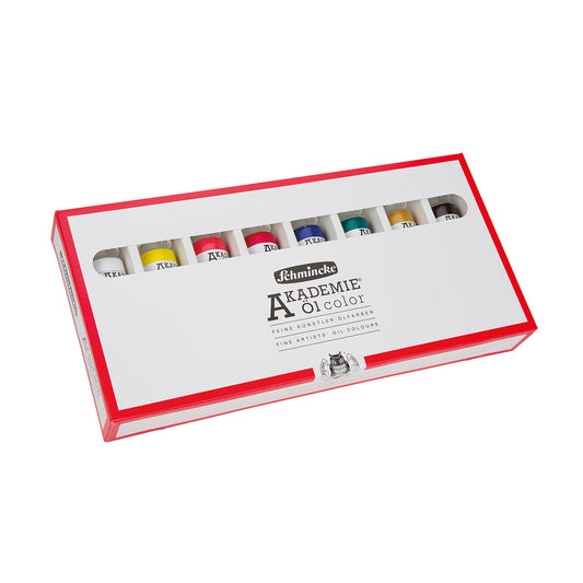 Schmincke Akademie Oil Colour Set 8 x 60ml tubes