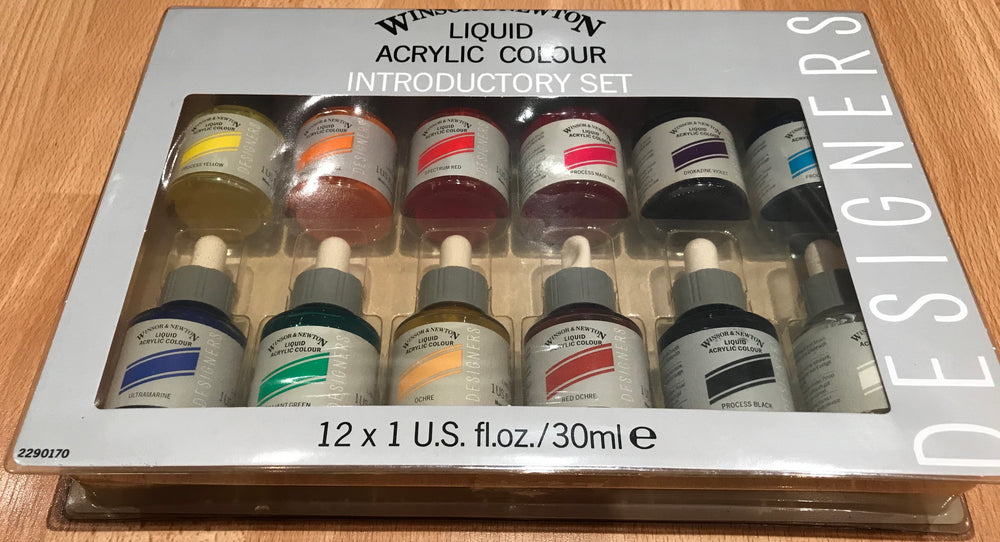 Winsor & Newton Liquid Acrylic Colour Designers Introductory Set