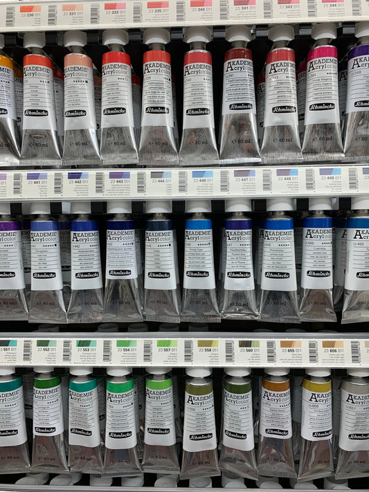 Schmincke Akademie Acryl Colour in 60ml tubes