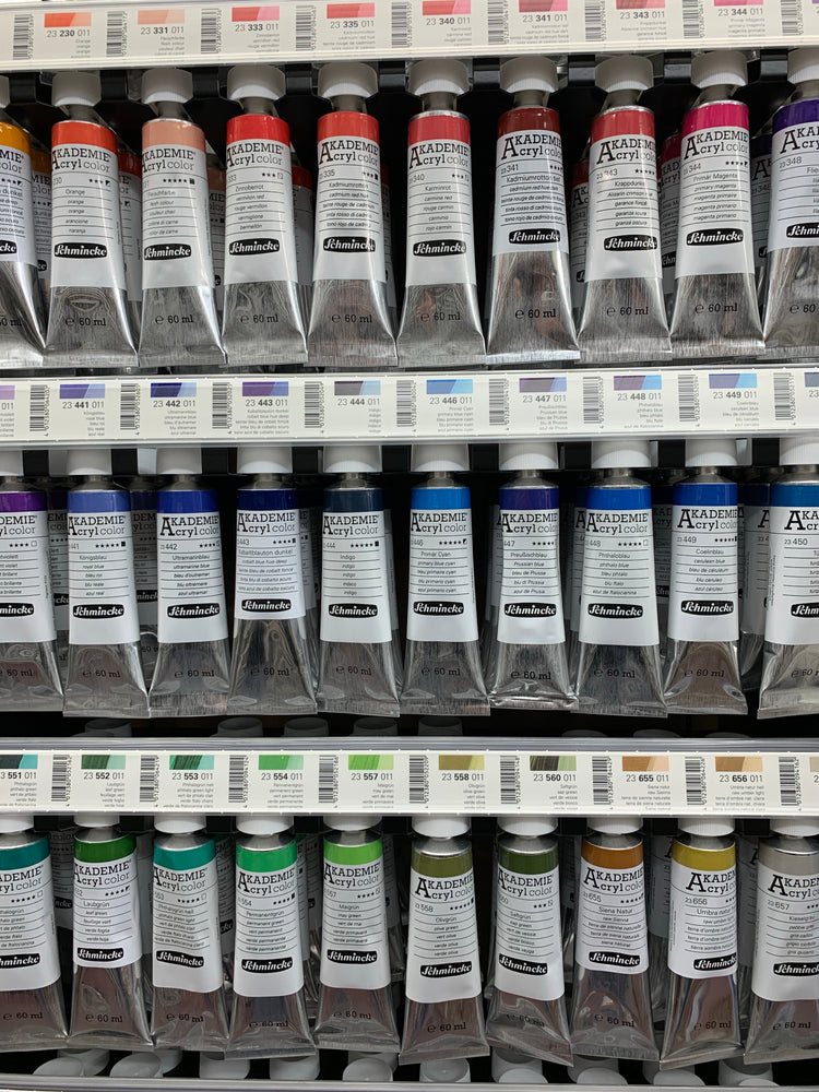 Schmincke Akademie Acryl Colour in 60ml tubes