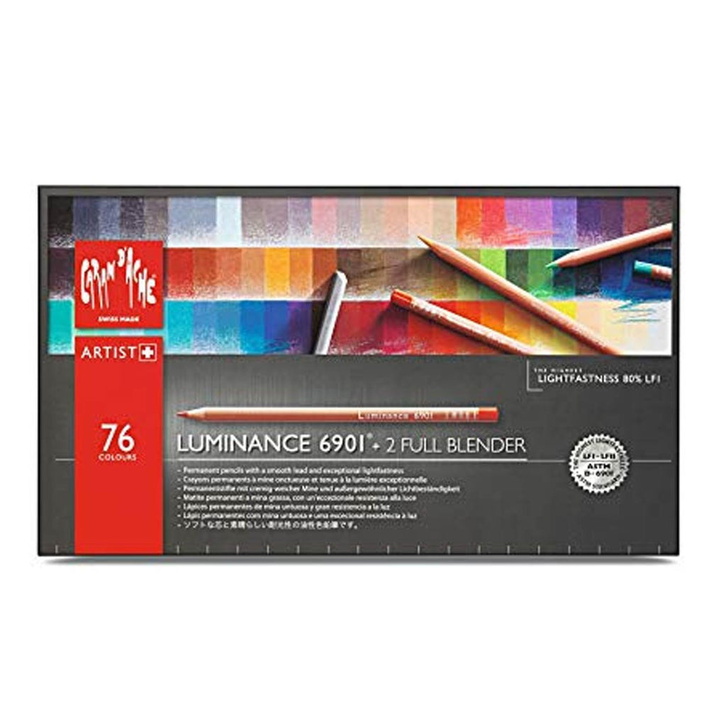 Caran d'Ache Luminance Water-Resistant Set of 76 Colouring Pencils